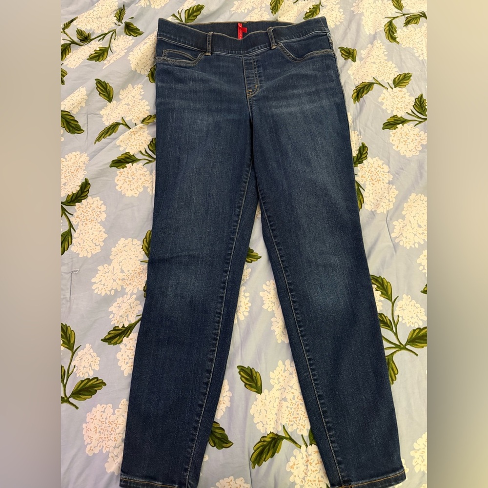 SPANX Dark Blue Women's Skinny Leg Jeans L